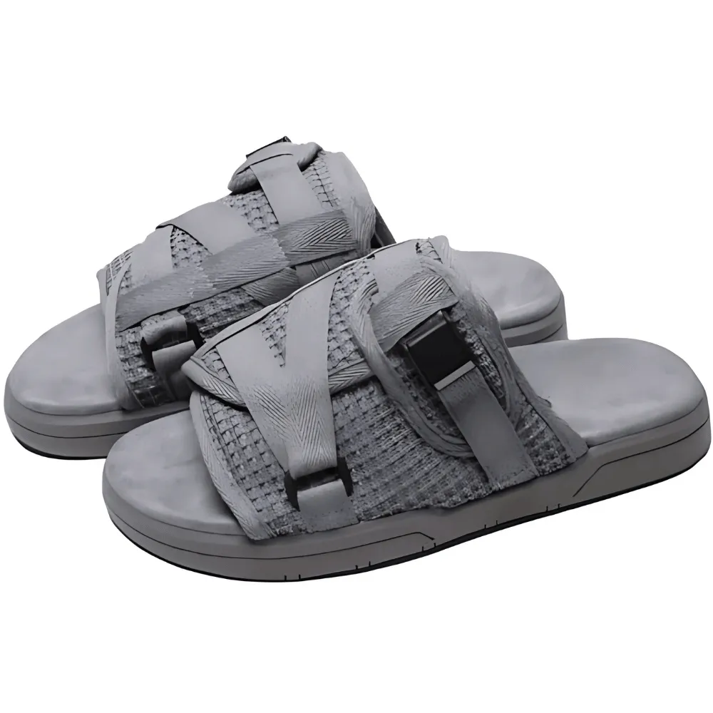Adjustable Strap Slide Sandals