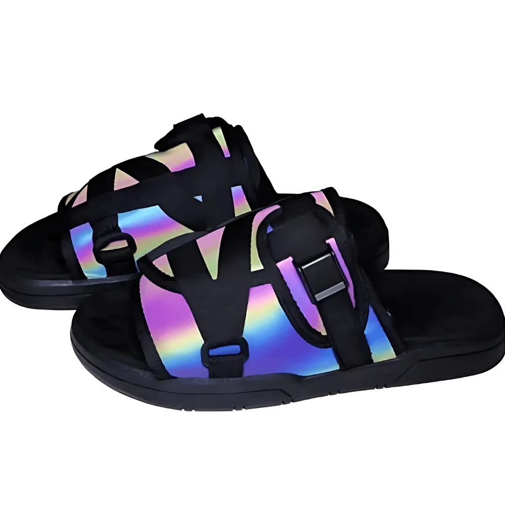 Adjustable Strap Slide Sandals