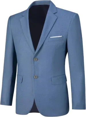 Blazer for Men Casual Mens Suit Jacket Slim Fit Men's Suit Outfit Notch Lapel Men's Sport Coats & Blazers