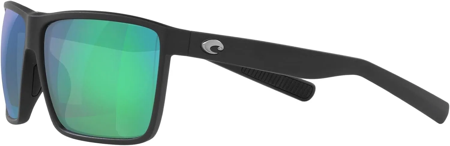 Costa Del Mar Men's Rincon Fishing and Watersports Rectangular Sunglasses