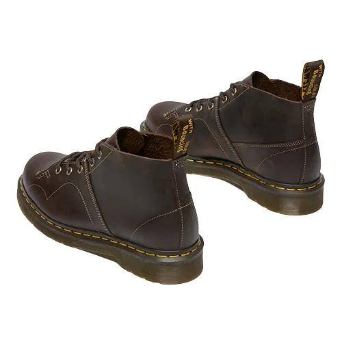 Dr Martens Unisex Biker Boot - Church - Dark Brown
