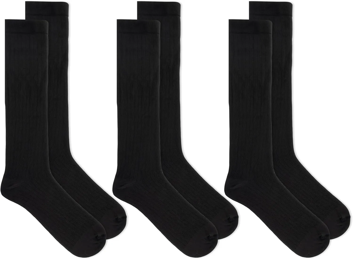 Dr. Scholl's Men's Graduated Compression Over The Calf Socks-Comfort and Fatigue Relief-Mild 8-15 mmHg