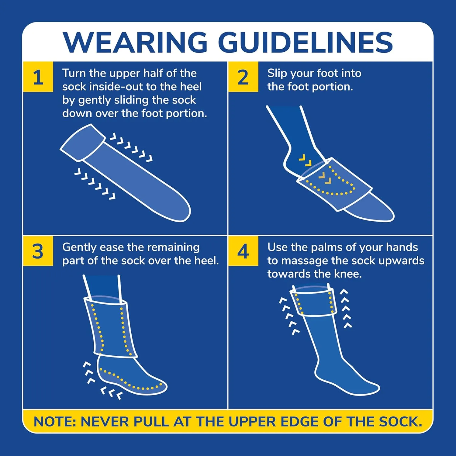 Dr. Scholl's Men's Graduated Compression Over The Calf Socks-Comfort and Fatigue Relief-Mild 8-15 mmHg