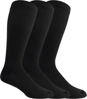 Dr. Scholl's Men's Graduated Compression Over The Calf Socks-Comfort and Fatigue Relief-Mild 8-15 mmHg