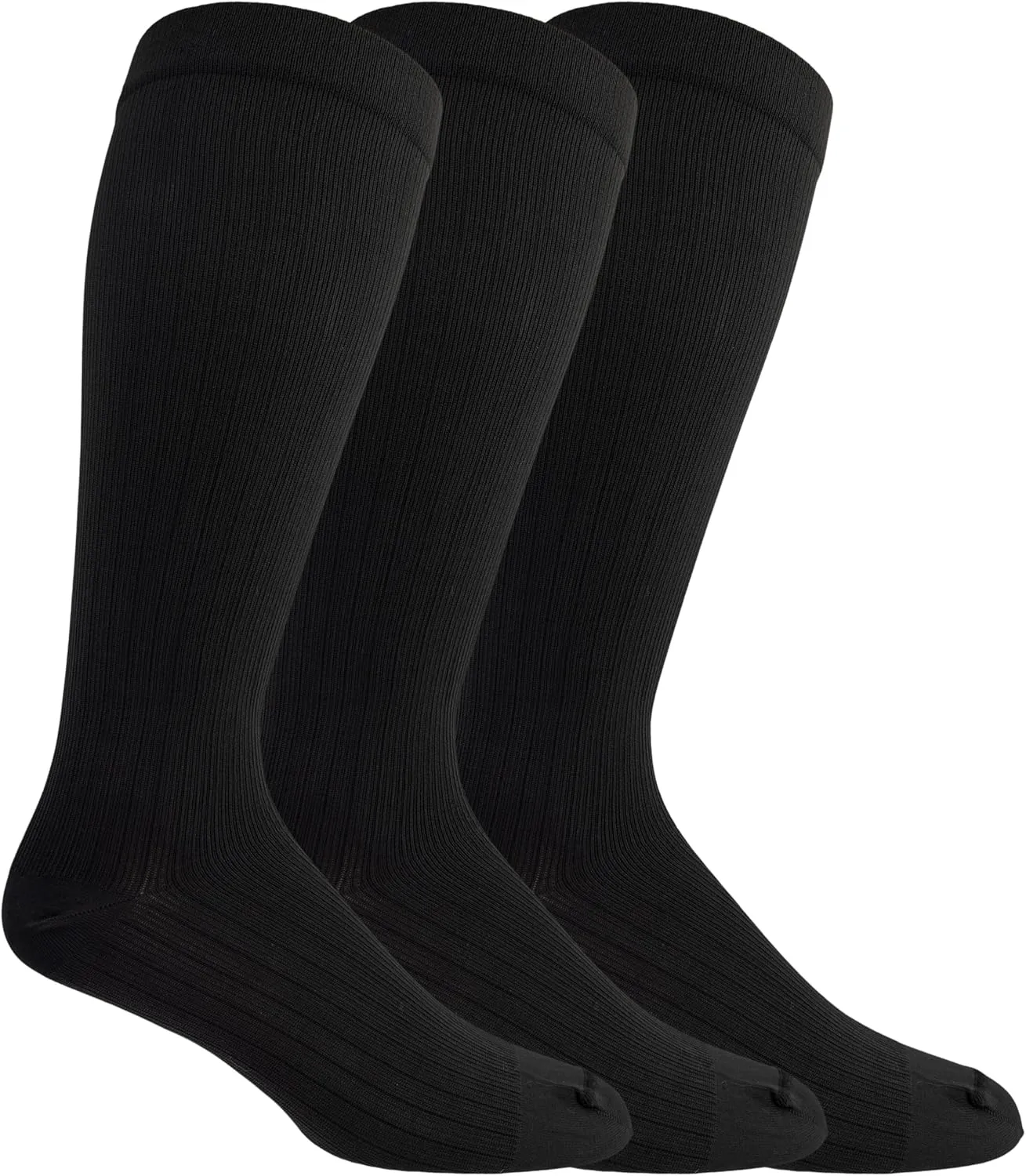 Dr. Scholl's Men's Graduated Compression Over The Calf Socks-Comfort and Fatigue Relief-Mild 8-15 mmHg