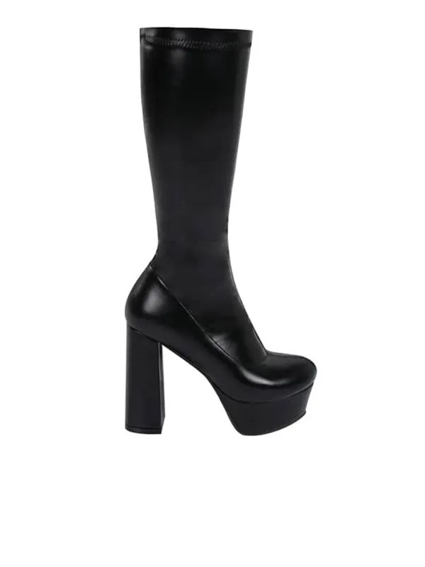 Fashion Platform Block Heel&Heeled Boots