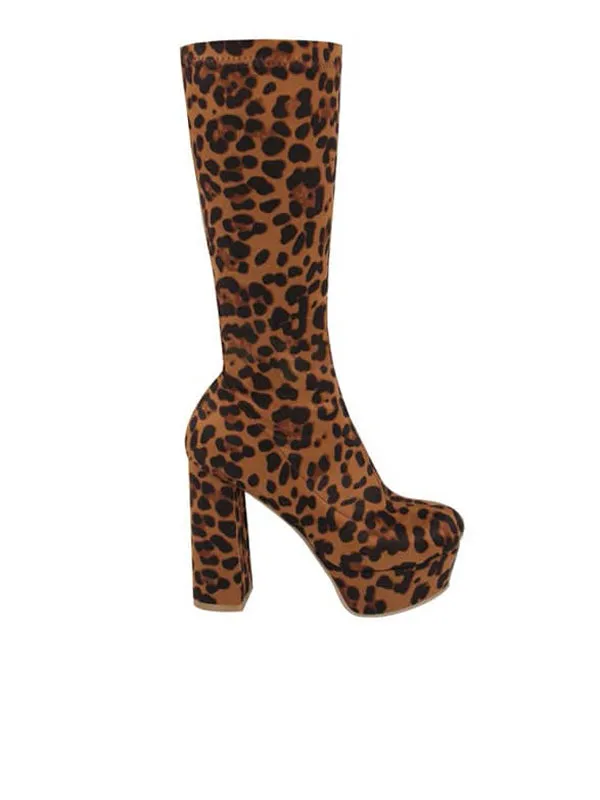 Fashion Platform Block Heel&Heeled Boots