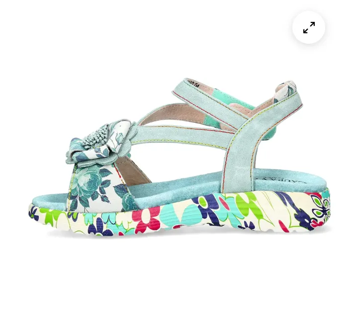 Laura Vita "Sanao 04" Sandal in Ciel