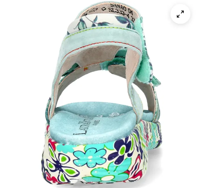 Laura Vita "Sanao 04" Sandal in Ciel