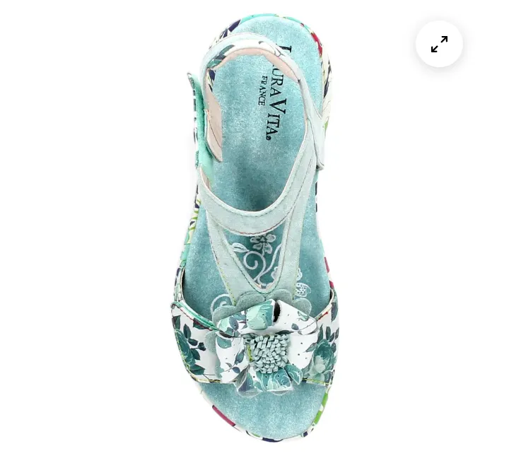 Laura Vita "Sanao 04" Sandal in Ciel