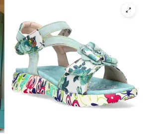Laura Vita "Sanao 04" Sandal in Ciel