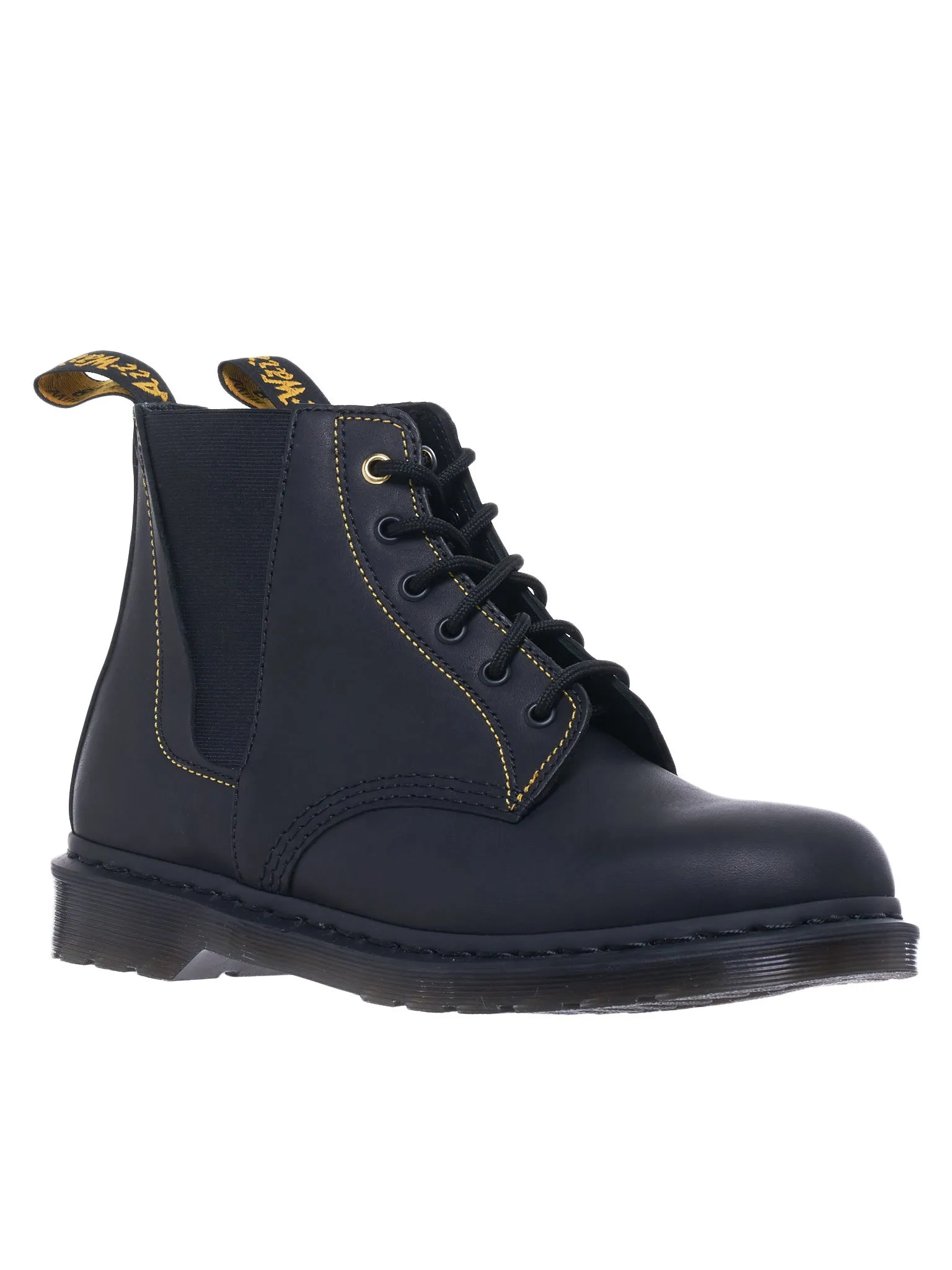 Leather Ankle Boots (HC-E04-761-BLACK)