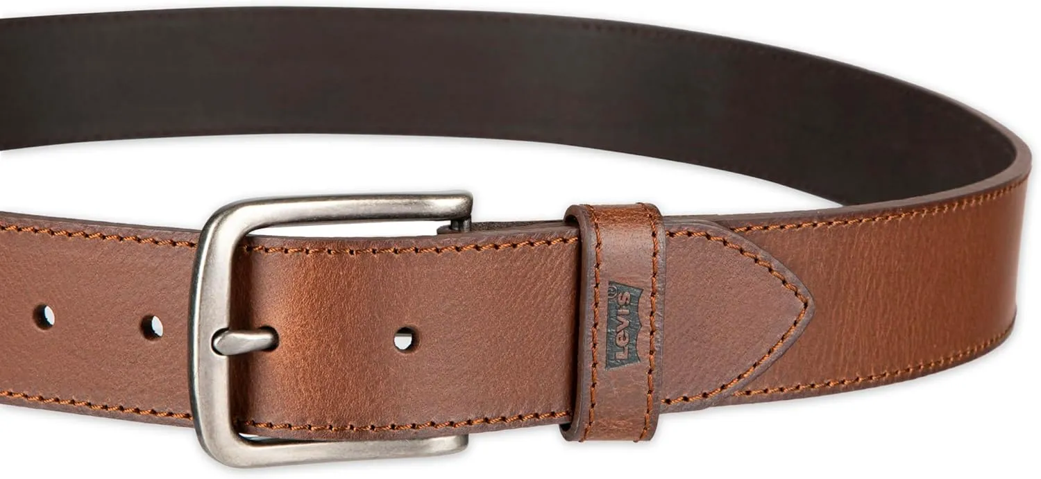 Levi??s Men??s Casual Everyday Leather Jean Belt