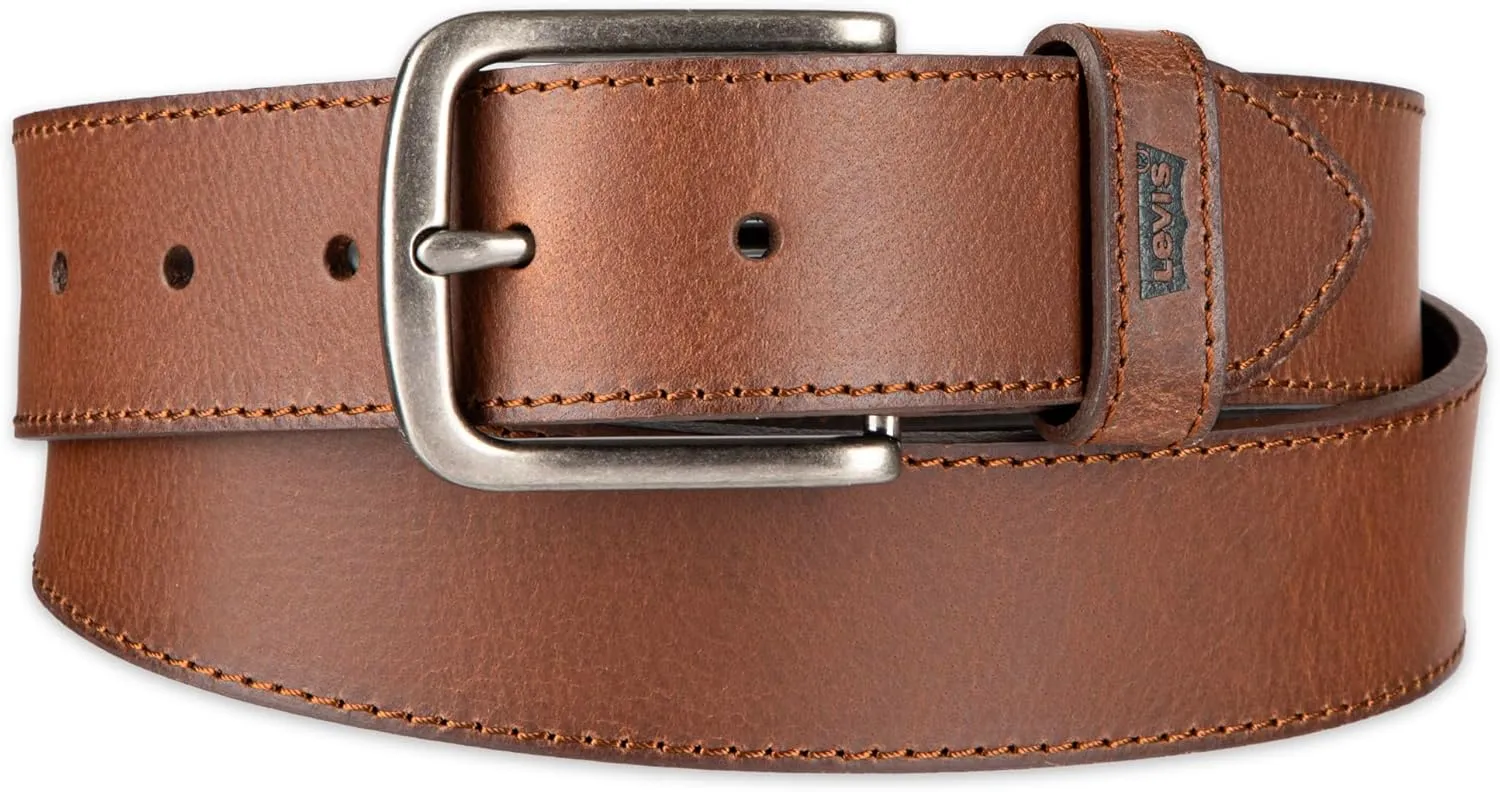 Levi??s Men??s Casual Everyday Leather Jean Belt