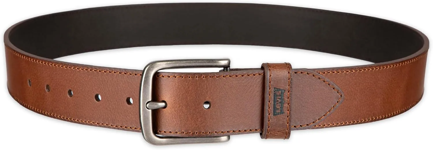 Levi??s Men??s Casual Everyday Leather Jean Belt