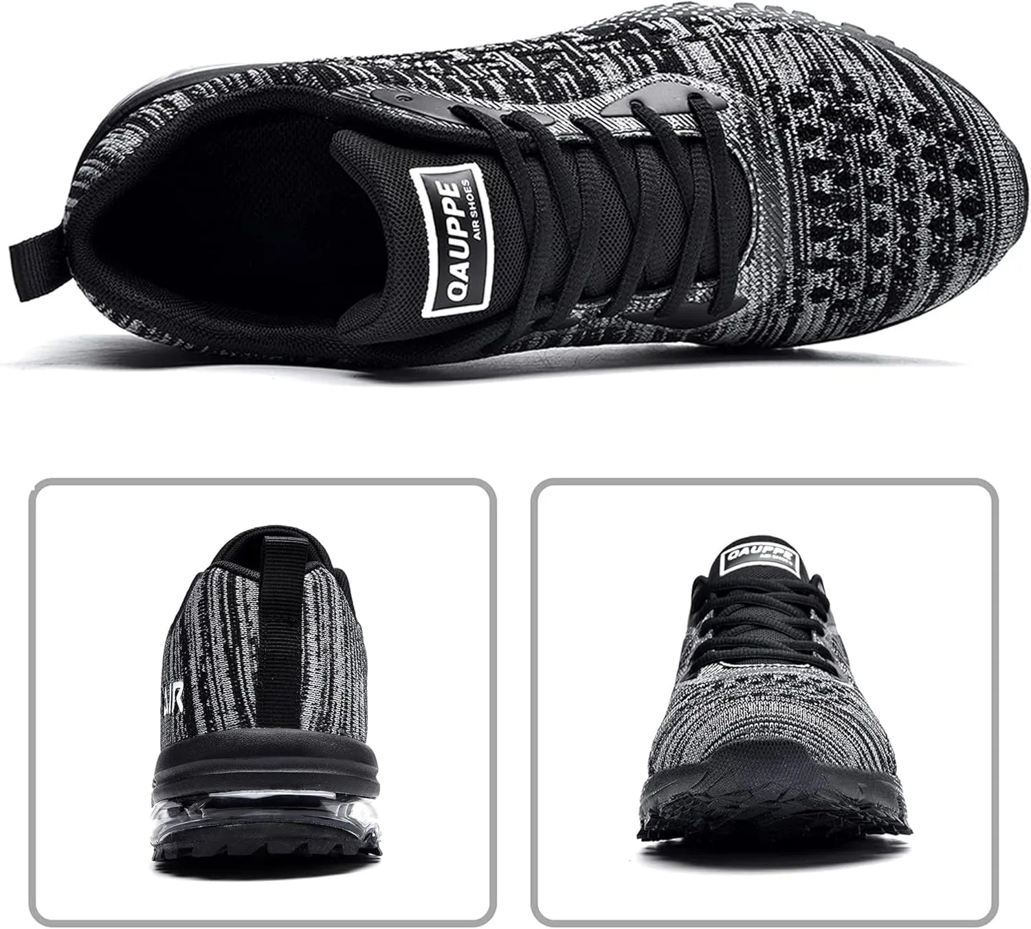QAUPPE Mens Running Shoes Athletic Trail Tennis Sneaker (US7-12.5 D(M)