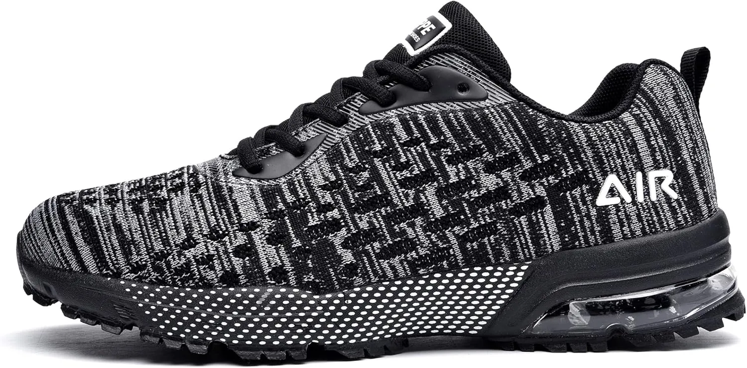 QAUPPE Mens Running Shoes Athletic Trail Tennis Sneaker (US7-12.5 D(M)