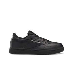 Reebok Club C JR's Black/Charcoal Lifestyle Shoes