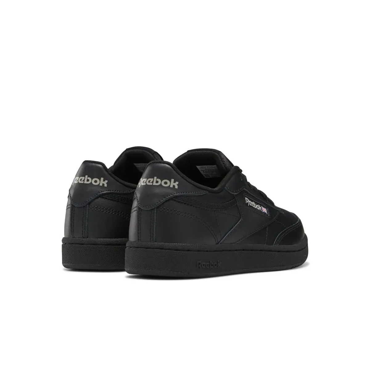 Reebok Club C JR's Black/Charcoal Lifestyle Shoes