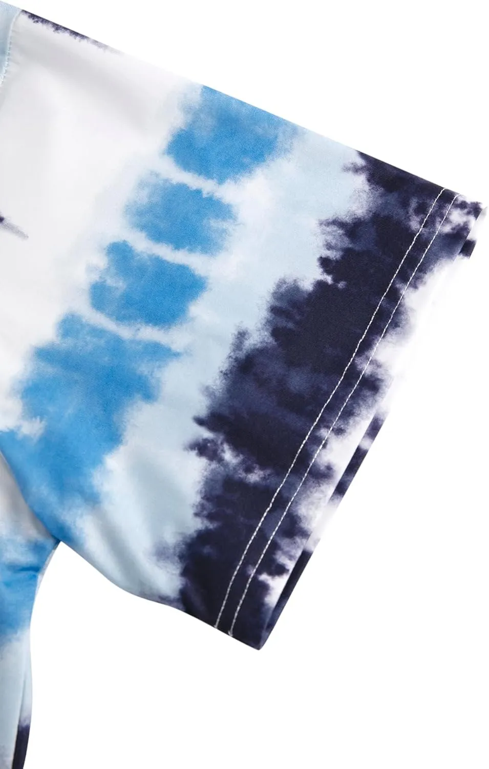 Remidoo Women's Casual Crewneck Short Sleeve Tie Dye Oversized T Shirt Graphic Tee Top