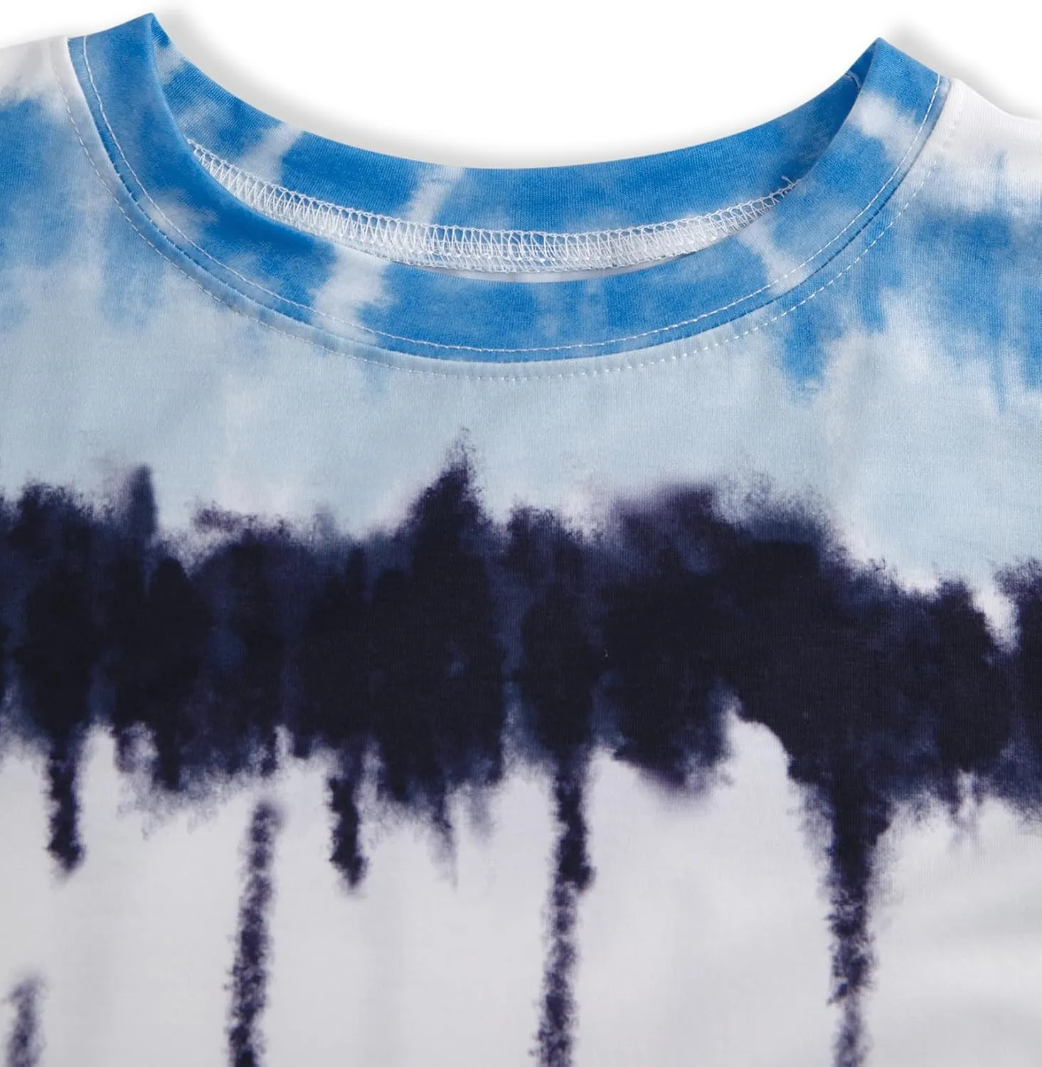 Remidoo Women's Casual Crewneck Short Sleeve Tie Dye Oversized T Shirt Graphic Tee Top
