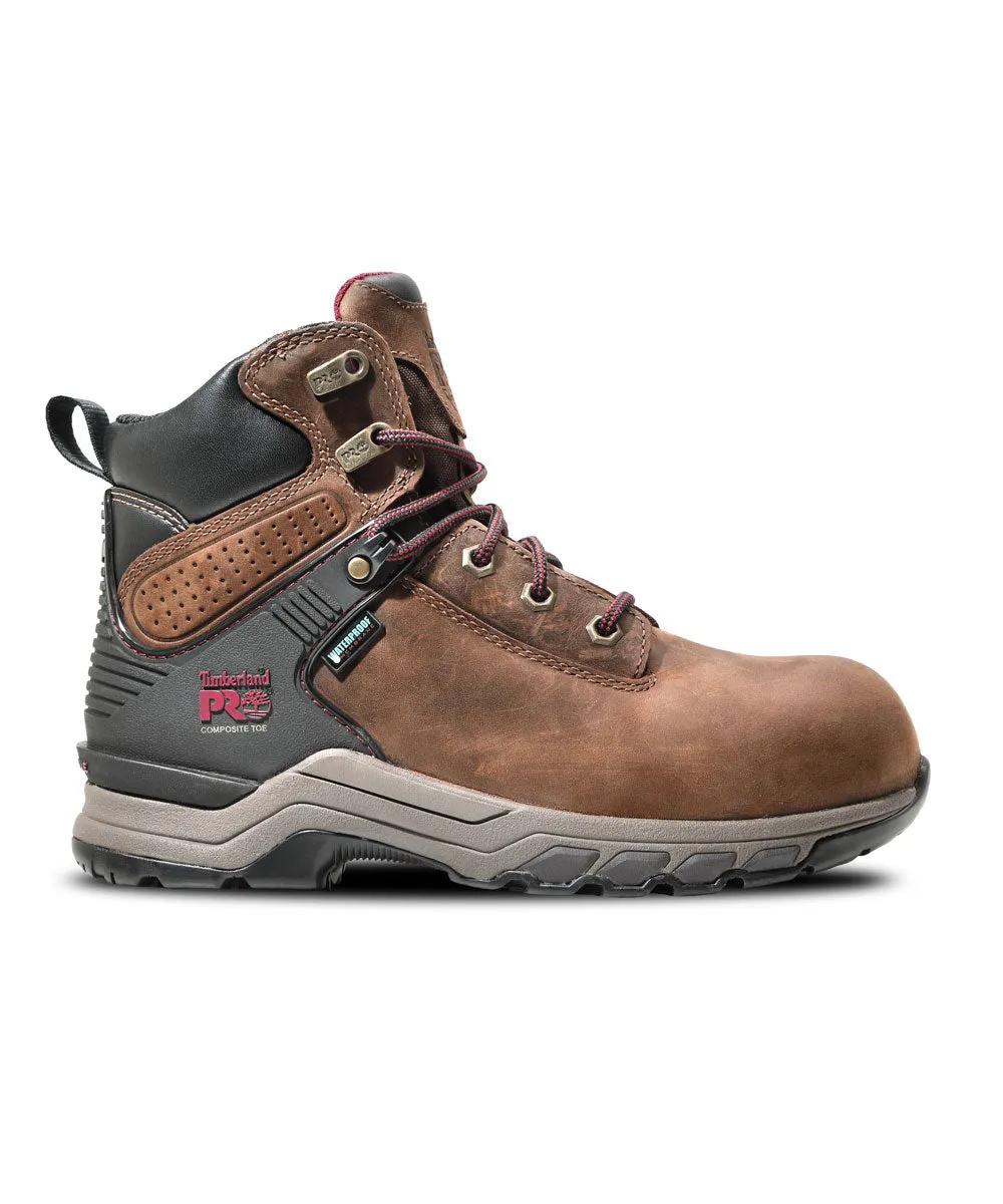Timberland PRO Women's Hypercharge Composite Toe Work Boots - Brown